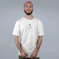CAMISETA OFF WHITE - ROSES ARE RED