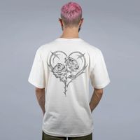 CAMISETA OFF WHITE - ROSES ARE RED