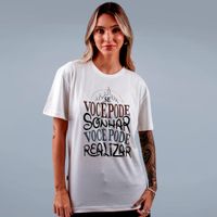 CAMISETA OFF WHITE - VOCÊ PODE