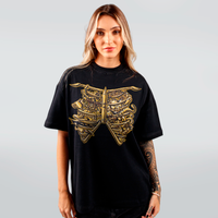 CAMISETA OVERSIZED PRETA - ANATOMIA