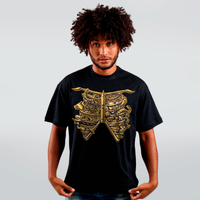 CAMISETA OVERSIZED PRETA - ANATOMIA