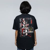 CAMISETA OVERSIZED PRETA - HISTÓRIAS REPLAI