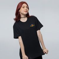 CAMISETA PRETA - OLHO REPLAI