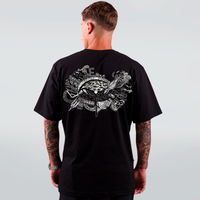 CAMISETA PRETA - OLHO REPLAI