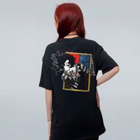 CAMISETA OVERSIZED PRETA - QUADRO