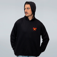 MOLETOM PRETO - EU AMO ARTE