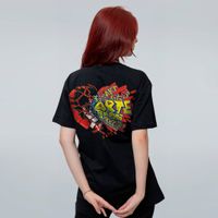 CAMISETA PRETA - EU AMO ARTE