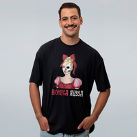 CAMISETA OVERSIZED PRETA - BR COLORIDA