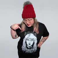 CAMISETA PRETA - WHO'S AFRAID