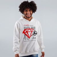 MOLETOM OFF WHITE - OH MEN LUCR4ZY