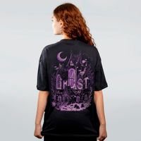 CAMISETA OVERSIZED PRETA - GHOST