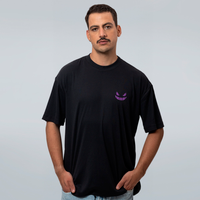 CAMISETA OVERSIZED PRETA - GHOST
