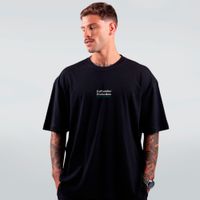CAMISETA OVERSIZED PRETA - OS MULEKE É LISO