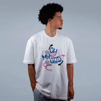 CAMISETA OVERSIZED OFF WHITE - OH MY GOD