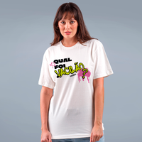 CAMISETA OFF WHITE - QUAL FOI VACILÃO?