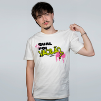 CAMISETA OFF WHITE - QUAL FOI VACILÃO?