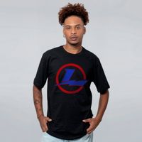 CAMISETA PRETA - LUCR4ZY LOGO