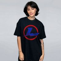 CAMISETA OVERSIZED PRETA - LUCR4ZY LOGO