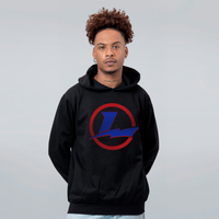 MOLETOM PRETO - LUCR4ZY LOGO