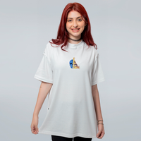 CAMISETA OVERSIZED OFF WHITE - APENAS UMA MÁSCARA