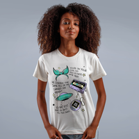 CAMISETA OFF WHITE - YOU’RE ON YOUR OWN COLORIDA