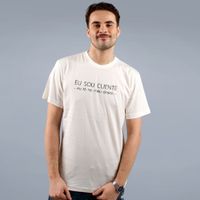 CAMISETA OFF WHITE - EU SOU CLIENTE