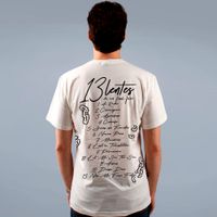 CAMISETA OFF WHITE - 13 LENTES DE UM FINAL FELIZ