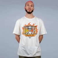 CAMISETA OFF WHITE - AGORA EM CHAMAS