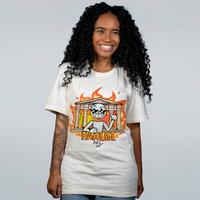 CAMISETA OFF WHITE - AGORA EM CHAMAS