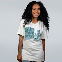 CAMISETA OFF WHITE - BOOK SHELF