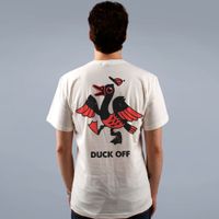 CAMISETA OFF WHITE - DUCK OFF