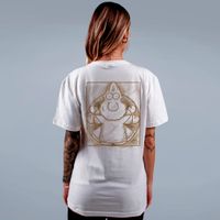 CAMISETA OFF WHITE - DEUS E LUCI VITRUVIANO