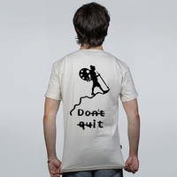 CAMISETA OFF WHITE - DONT QUIT