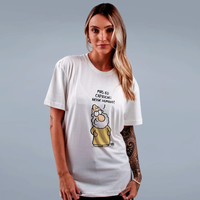 CAMISETA OFF WHITE - CAPRICHEI NESSE HUMANO