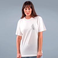 CAMISETA OFF WHITE - CAVEIRA ESTRELADA
