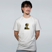 CAMISETA OFF WHITE - CAVEIRA VAN GOGH