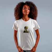 CAMISETA OFF WHITE - CAVEIRA VAN GOGH
