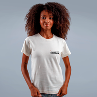 CAMISETA OFF WHITE - DESCULPA FOI MINHA ANSIEDADE