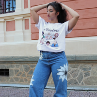 CAMISETA OFF WHITE - RESISTA COMO UM BRASILEIRO