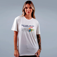 CAMISETA OFF WHITE - SEM AÇÃO NÃO TEM TRANSFORMAÇÃO
