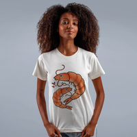 CAMISETA OFF WHITE - SHRIMP LOVE
