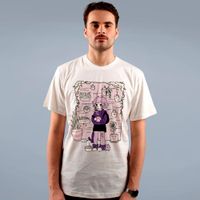 CAMISETA OFF WHITE - FLOWER SHOP