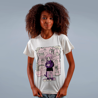 CAMISETA OFF WHITE - FLOWER SHOP