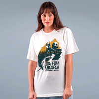 CAMISETA OFF WHITE - FOIA AMARELA