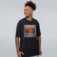 CAMISETA OVERSIZED PRETA - I WANNA RIDE