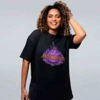 CAMISETA OVERSIZED PRETA - A LUZ BRILHAR