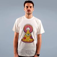 CAMISETA OFF WHITE - ILLUMINATI FOOD