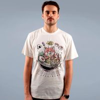 CAMISETA OFF WHITE - ITADAKIMASU DOG