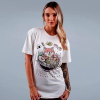 CAMISETA OFF WHITE - ITADAKIMASU DOG
