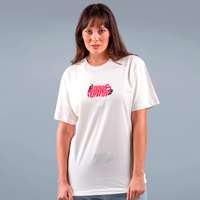 CAMISETA OFF WHITE - MINKAS HALLOWEEN